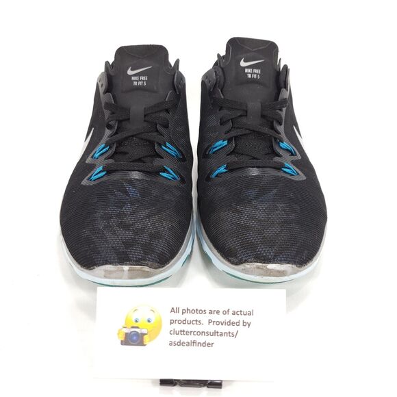 Nike Free TR Fit 5 Athletic Running Shoe Womens Size 8.5 806277-002 Black White - Picture 2 of 9